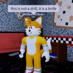 tails with a knife