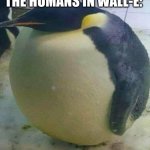 Da Biggest Birb | THE HUMANS IN WALL-E: | image tagged in i'm da biggest bird,memes,wall-e | made w/ Imgflip meme maker