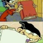 Double D book template