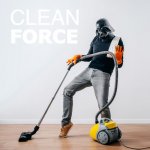 darth vader cleaning | CLEAN; FORCE; Cleaning the Death Star - Photo by D. Vader - Tookapic | image tagged in darth vader cleaning | made w/ Imgflip meme maker