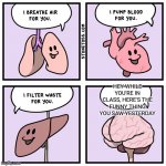 You can relate to this. | HEY WHILE YOU'RE IN CLASS, HERE'S THE FUNNY THING YOU SAW YESTERDAY | image tagged in i breathe air for you | made w/ Imgflip meme maker