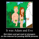 Adam and Eve NSFW content