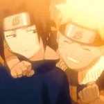 Naruto messes with Sasuke GIF Template