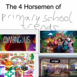 primary school trends meme