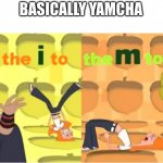 SIMP | BASICALLY YAMCHA | image tagged in simp s to the i to the m to the p,dragon ball | made w/ Imgflip meme maker