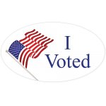 I voted sticker