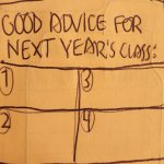 Good Advice For Next Year's Class