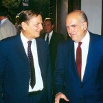 Ulof Palme with Andreas Papandreou