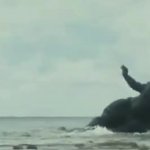 Godzilla dying to cringe GIF Template