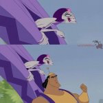 Yzma with Running Kronk