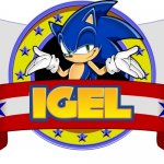 IGEL=Hedgehog, Hedgehog=Sonic | image tagged in sonic logo,igel | made w/ Imgflip meme maker