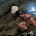 Naruto and Sasuke fighting meme