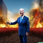 Biden flames