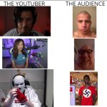 The youtubers vs the audience