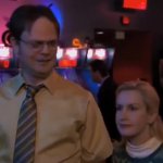 Angela Scares Dwight GIF Template