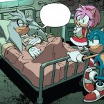 silver in a hospital bed