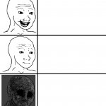 Depressed wojak scale