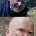 Phil Mitchell happy and angry meme