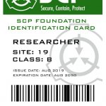 SCP researcher badge