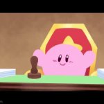 If a meme is mean to Kirby, there will be no approval | WHY MEAN TO ME, UNAPPROVED | image tagged in gifs,kirby | made w/ Imgflip video-to-gif maker