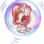 baby Mario Crying in the Bubble