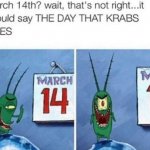 The day that krabs fries meme