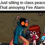 That's why i have to leave the building early before it can even go off... | Me: *Just sitting in class peacefully*
That annoying Fire Alarm:; BEEP, BEEP, BEEP | image tagged in gifs,memes,funny,relatable memes,fire alarm,school | made w/ Imgflip video-to-gif maker