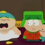 Kyle punches Cartman and turns him into a marketable plushie GIF Template