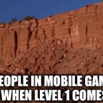 Big sad :( | PEOPLE IN MOBILE GAME ADS WHEN LEVEL 1 COMES UP: | image tagged in gifs,mobile game ads,sad,stupid | made w/ Imgflip video-to-gif maker