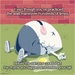 Humpty Dumpty Fail | Even though you've practiced the wall maneuver hundreds of times, before the narrator could start the rhyme you slipped and busted your tail | image tagged in fallen humpty dumpty,nursery rhymes,epic fail | made w/ Imgflip meme maker
