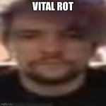 Vital rot | VITAL ROT | image tagged in vital rot,virtual riot,memes | made w/ Imgflip meme maker