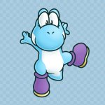 Light Blue Yoshi (Cyan Yoshi)