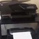 Printer into shredder GIF Template