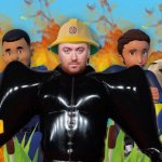 Sam Smith as Firethem Sam | image tagged in sam smith as firethem sam | made w/ Imgflip meme maker