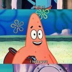 Patrick I love you door slam
