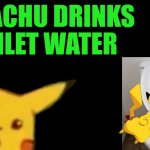 game theorist be like | PIKACHU DRINKS TOILET WATER | image tagged in game theory thumbnail,pikachu,toilet,surprised pikachu | made w/ Imgflip meme maker