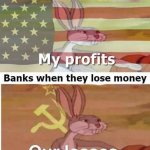 Bank hypocrisy meme