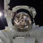 Astronaut selfie