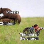 Priests vs. drag queens meme