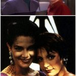 Dax and Kira from Deep Space Nine