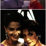 Running into your Sexy Coworkers After Hours | MY COWORKERS AT THE OFFICE; RUNNING INTO THOSE COWORKERS AFTER HOURS | image tagged in dax and kira from deep space nine | made w/ Imgflip meme maker