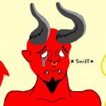 Satan cry template