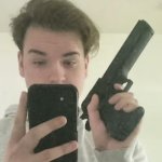 Mark heathcliff with a gun
