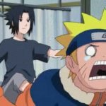 Sasuke kicks Naruto meme
