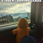 Truthful | LITERALLY EVERY SINGLE STUDENT DURING CLASS: | image tagged in window charmander | made w/ Imgflip meme maker