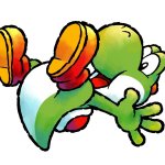 Green Yoshi Falling