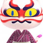 Angry Kabuki Animal Crossing template