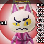 Confused Kabuki Animal Crossing template