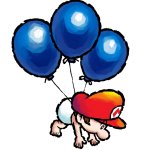 baby Mario with Balloons 2