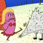 Spongebob Getting Sand Kicked In His Face